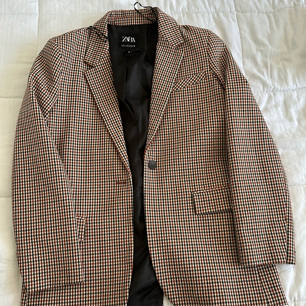 Zara checkered Blazer